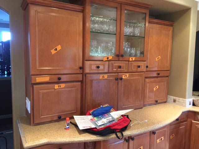 Kitchen Cabinets before Remodel