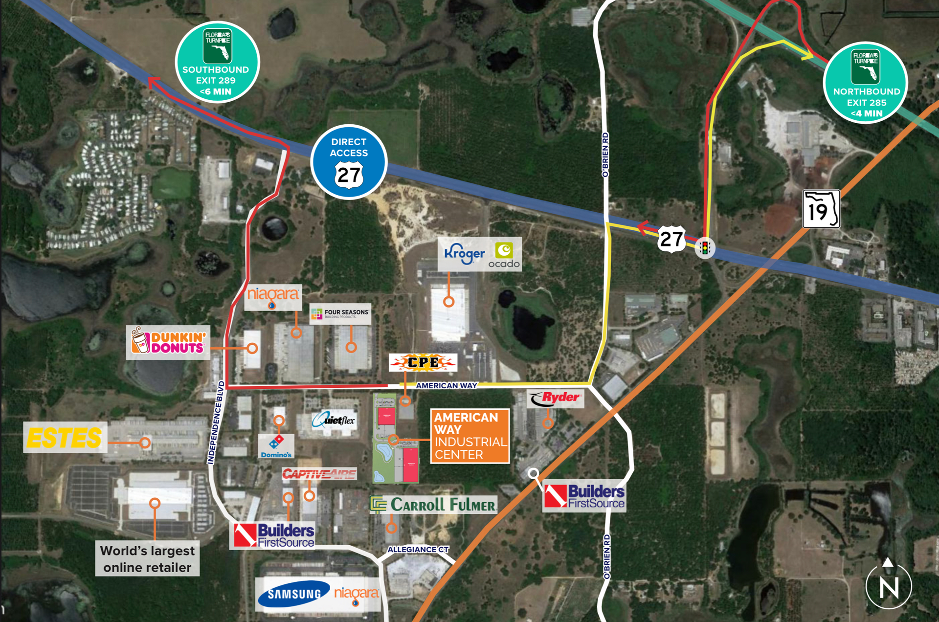 7800 American way, Groveland, FL 34736 - What's Near by Steep Capital