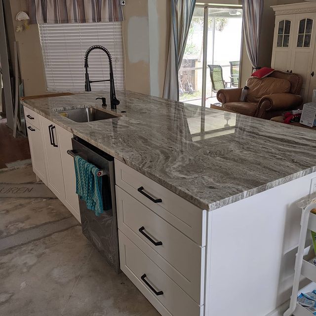 Countertops with Sink ─ Sarasota, FL ─ Falfas Cabinets & Stone LLC