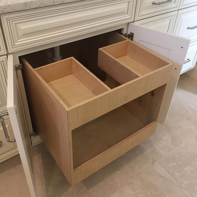 Cabinet with Custom Drawer ─ Sarasota, FL ─ Falfas Cabinets & Stone LLC