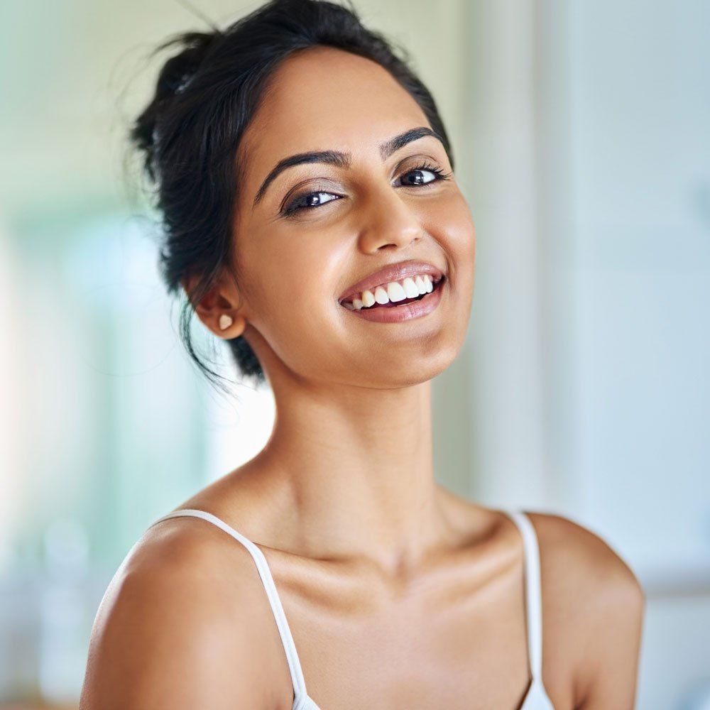 Smiling Woman — Irving, TX — Dr. Reddy Medspa
