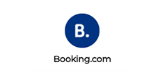 Booking.com logo: Blue circle with white