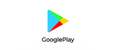 Google Play logo with colorful play symbol and text