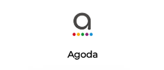 Agoda logo with a grey