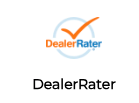 DealerRater logo with a checkmark inside a circle.