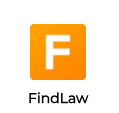 Logo of FindLaw, a white "F" on an orange square.