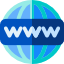 Blue globe with a 