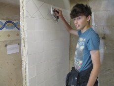 tiling work training