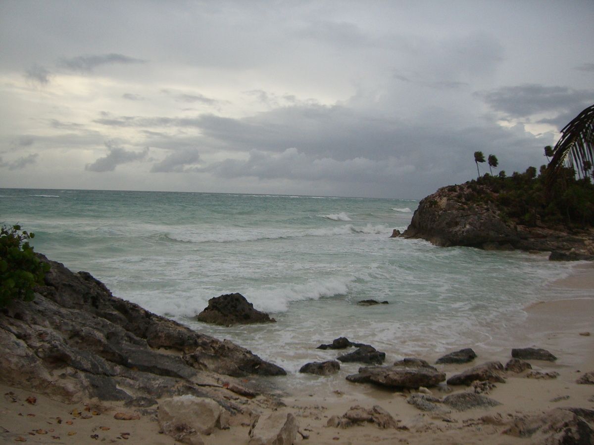 Mexico, Yucatan, Belize, Tropensturm, Karibik, Strand