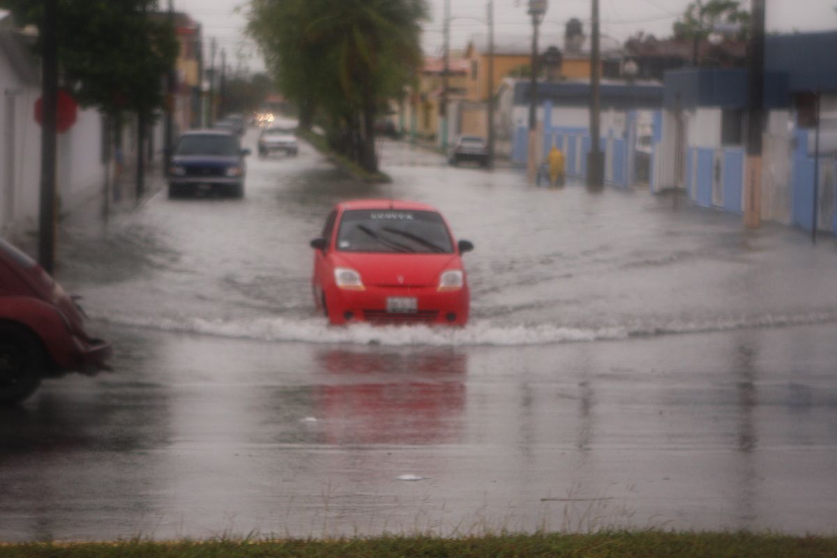 Mexico, Yucatan, Belize, Tropensturm, Karibik, Storm, Überschwemmung, 