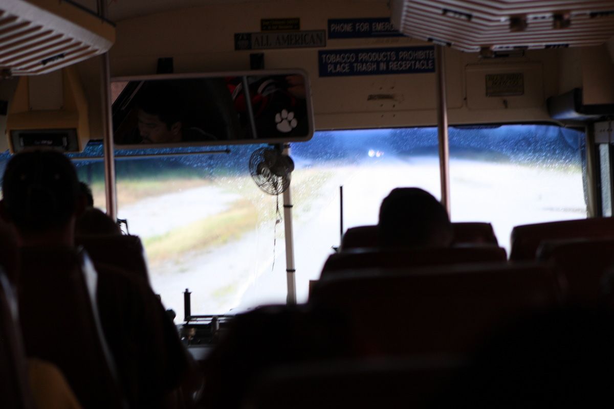 Mexico, Yucatan, Belize, Tropensturm, Karibik, Storm, Überschwemmung, Bus