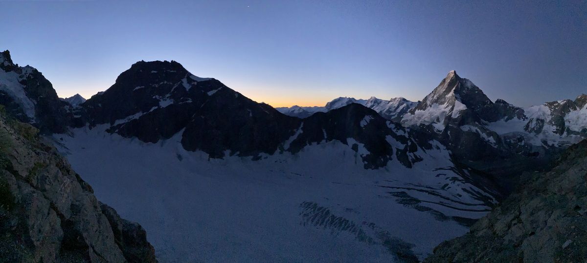 Bergsteigen, Hochtour, Westalpen, Dent Blanche, Hartmut Ulrich