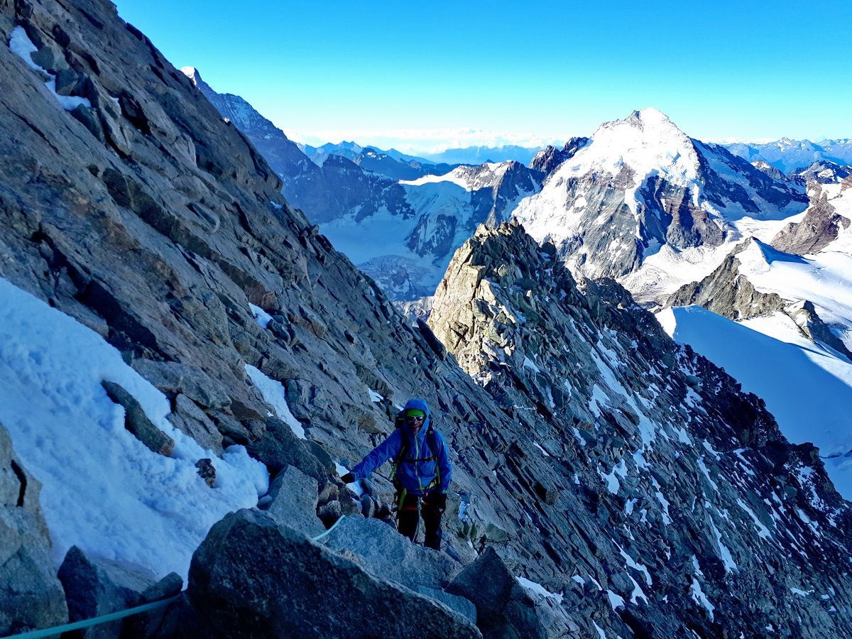 Bergsteigen, Hochtour, Westalpen, Dent Blanche, Hartmut Ulrich