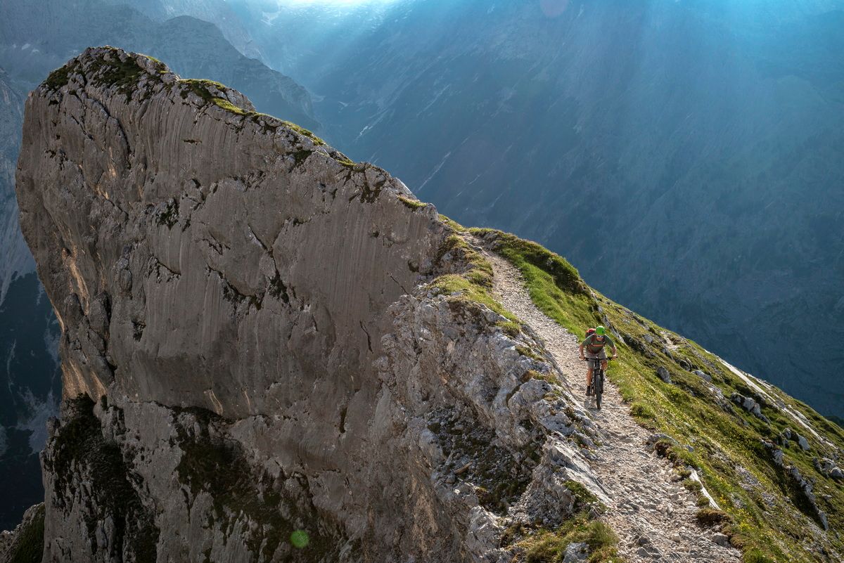 E-Bike, Bergtour, Schachenhaus, Dreitorspitzen, Ostalpen, Hartmut Ulrich