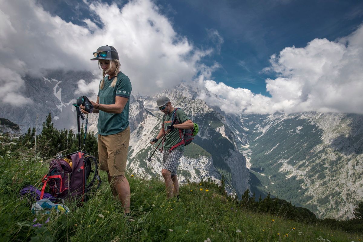 E-Bike, Bergtour, Schachenhaus, Dreitorspitzen, Ostalpen, Hartmut Ulrich