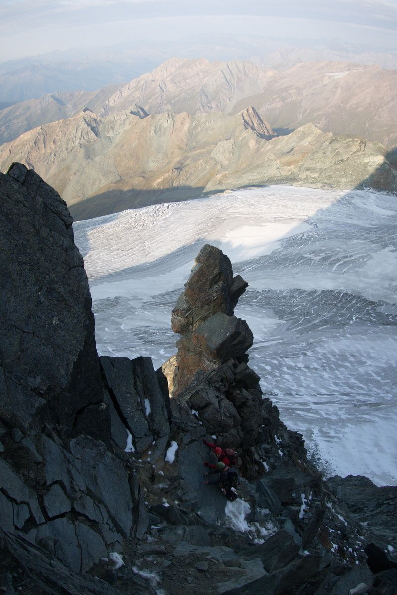 Bergsteigen, Hochtour, Großglockner, Stüdlgrat, Ostalpen, Überschreitung, Hartmut Ulrich