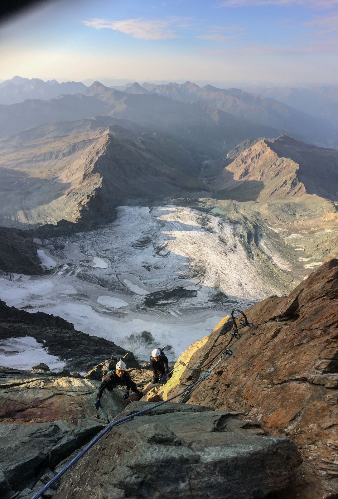 Bergsteigen, Hochtour, Großglockner, Stüdlgrat, Ostalpen, Überschreitung, Hartmut Ulrich