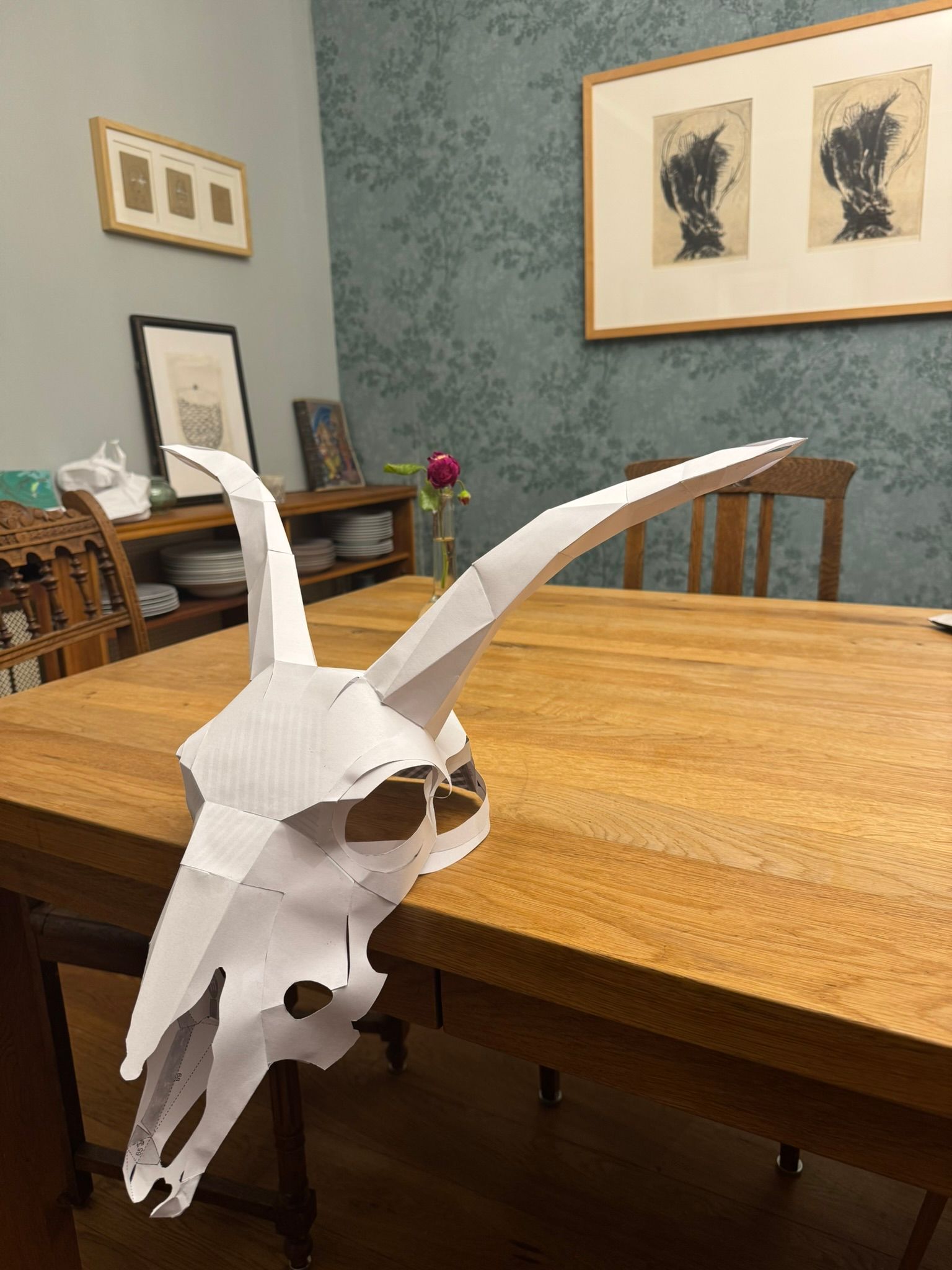 Papierarbeit, Drachen, Kunst, Art