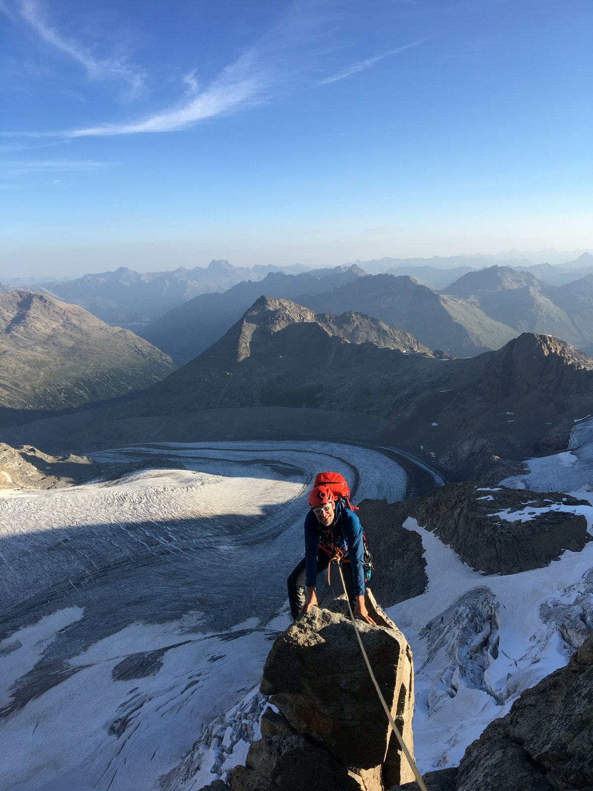 Piz Palü Nordwand, Ostpfeiler