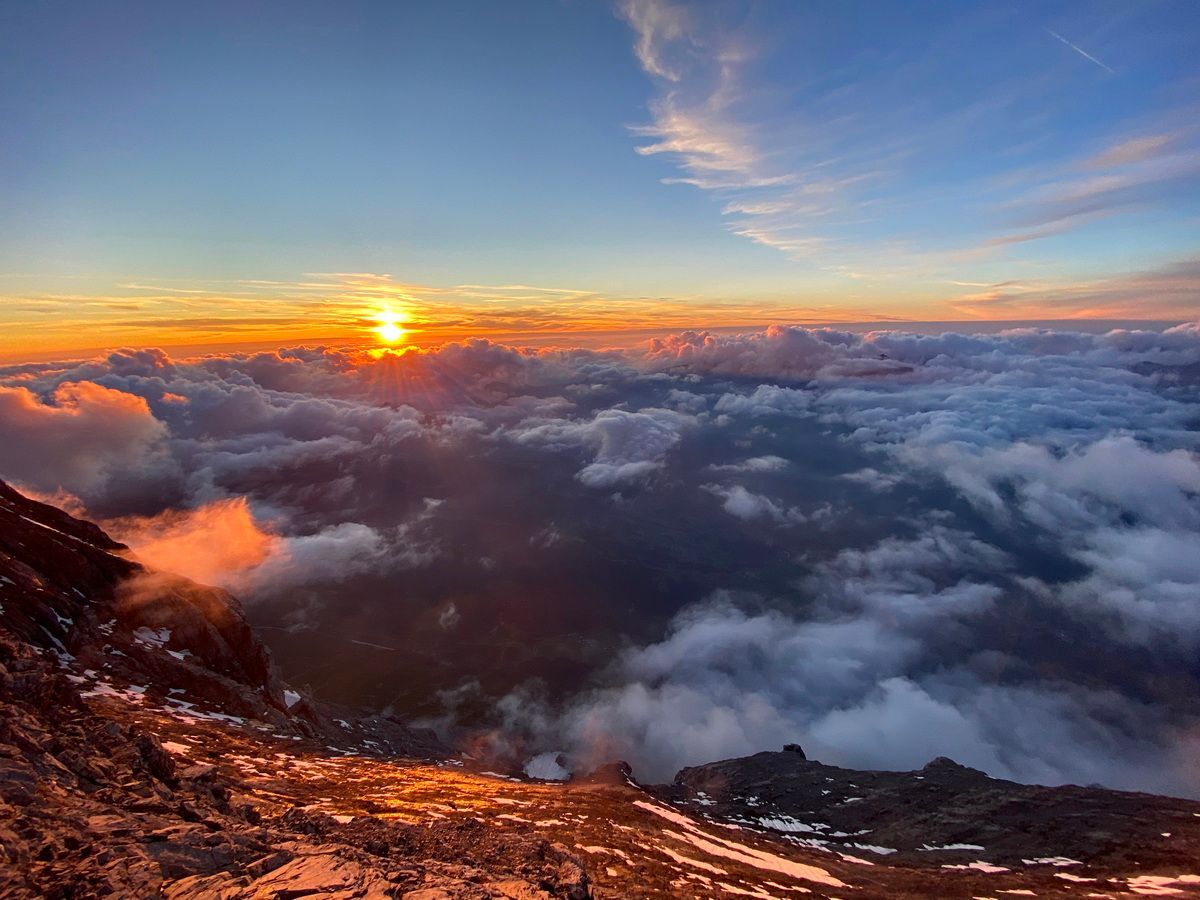 Eiger, Mittellegi, Südgrat, Eigerjöcher, Überschreitung, Hochtour