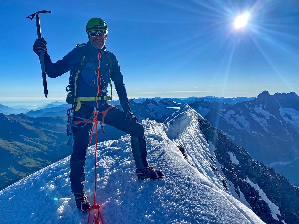 Eiger, Mittellegi, Südgrat, Eigerjöcher, Überschreitung, Hartmut Ulrich
