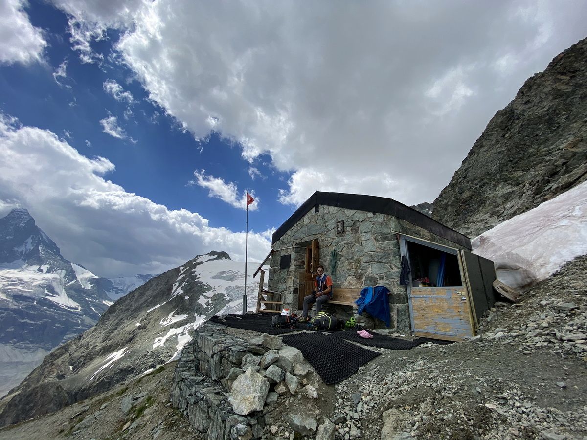 Bergsteigen, Hochtour, Westalpen, Obergabelhorn, Überschreitung, Hartmut Ulrich