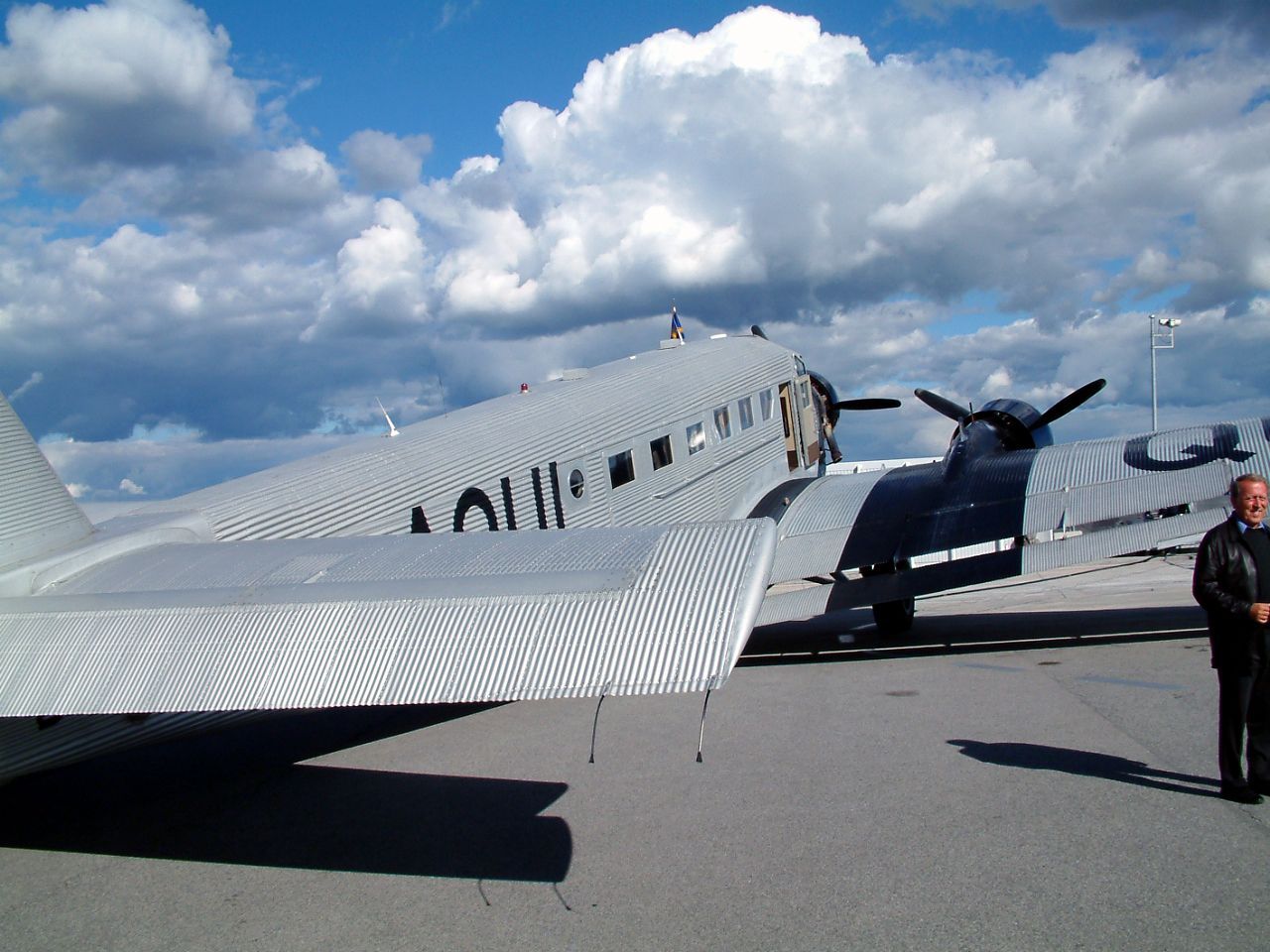 Junkers JU-52, Rundflug, A-AQUI, Hartmut Ulrich