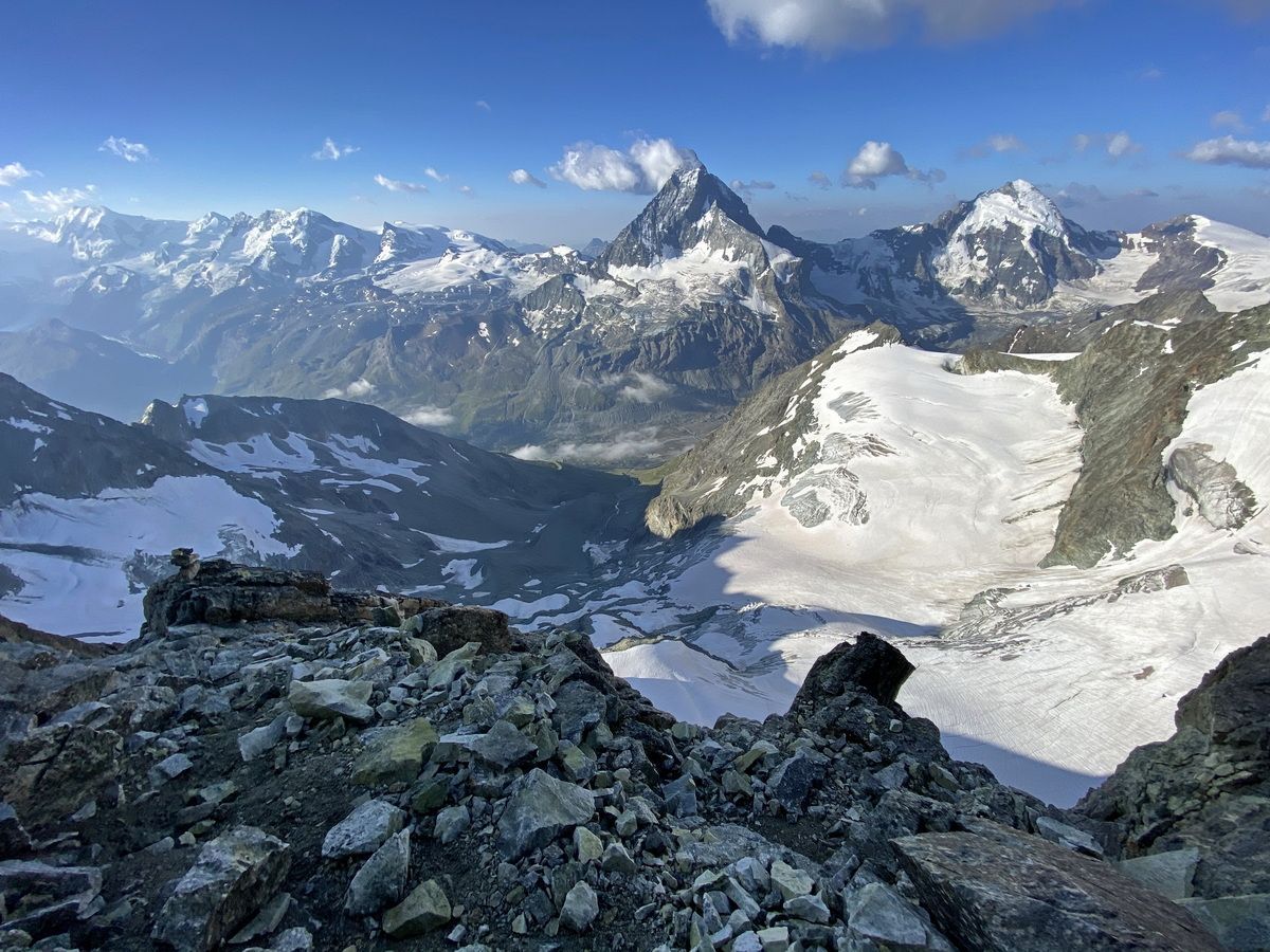 Bergsteigen, Hochtour, Westalpen, Obergabelhorn, Überschreitung, Hartmut Ulrich