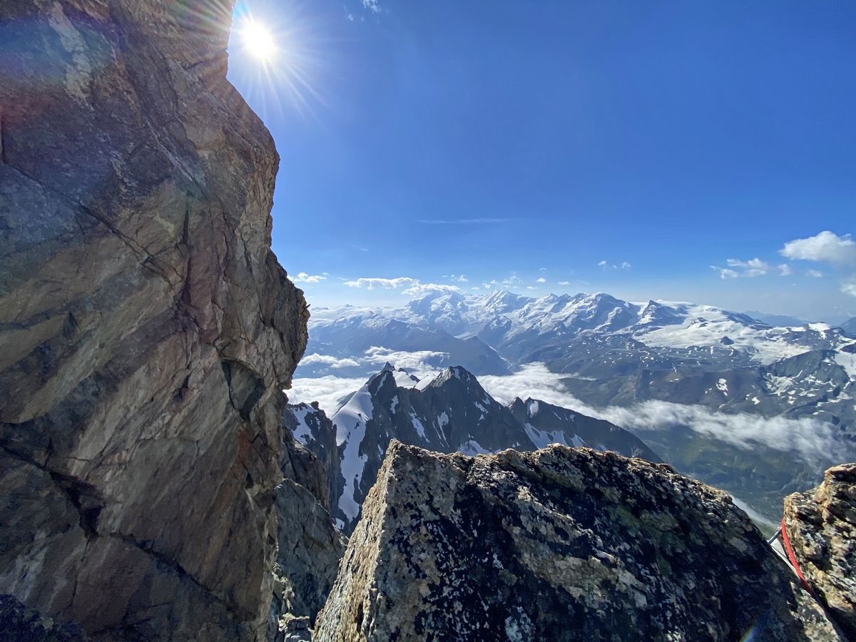 Bergsteigen, Hochtour, Westalpen, Obergabelhorn, Überschreitung, Hartmut Ulrich