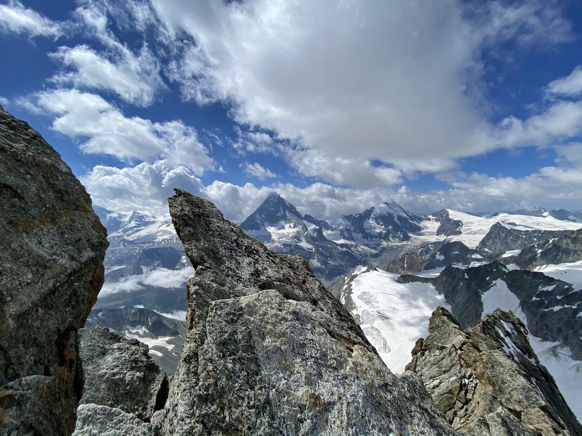 Bergsteigen, Hochtour, Westalpen, Obergabelhorn, Überschreitung, Hartmut Ulrich