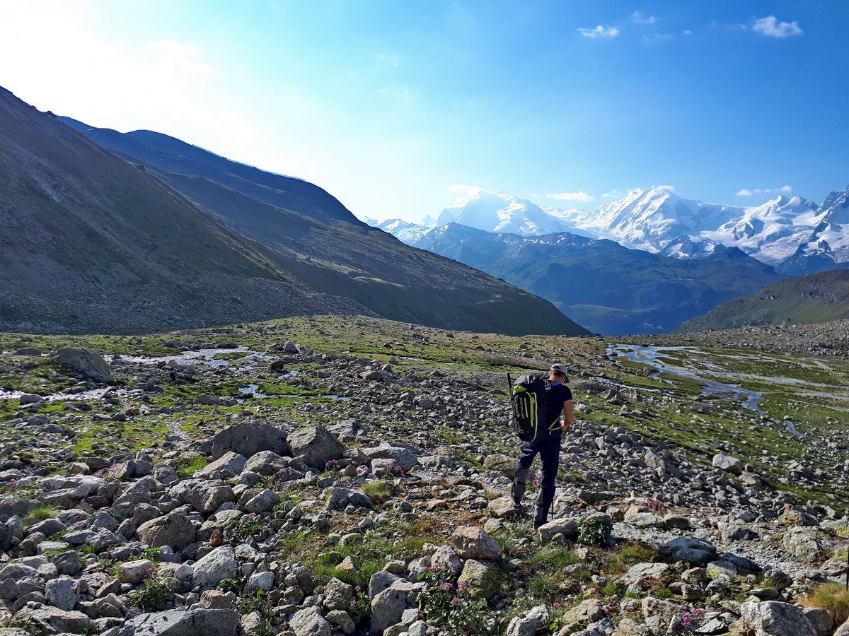 Bergsteigen, Hochtour, Westalpen, Obergabelhorn, Überschreitung, Hartmut Ulrich
