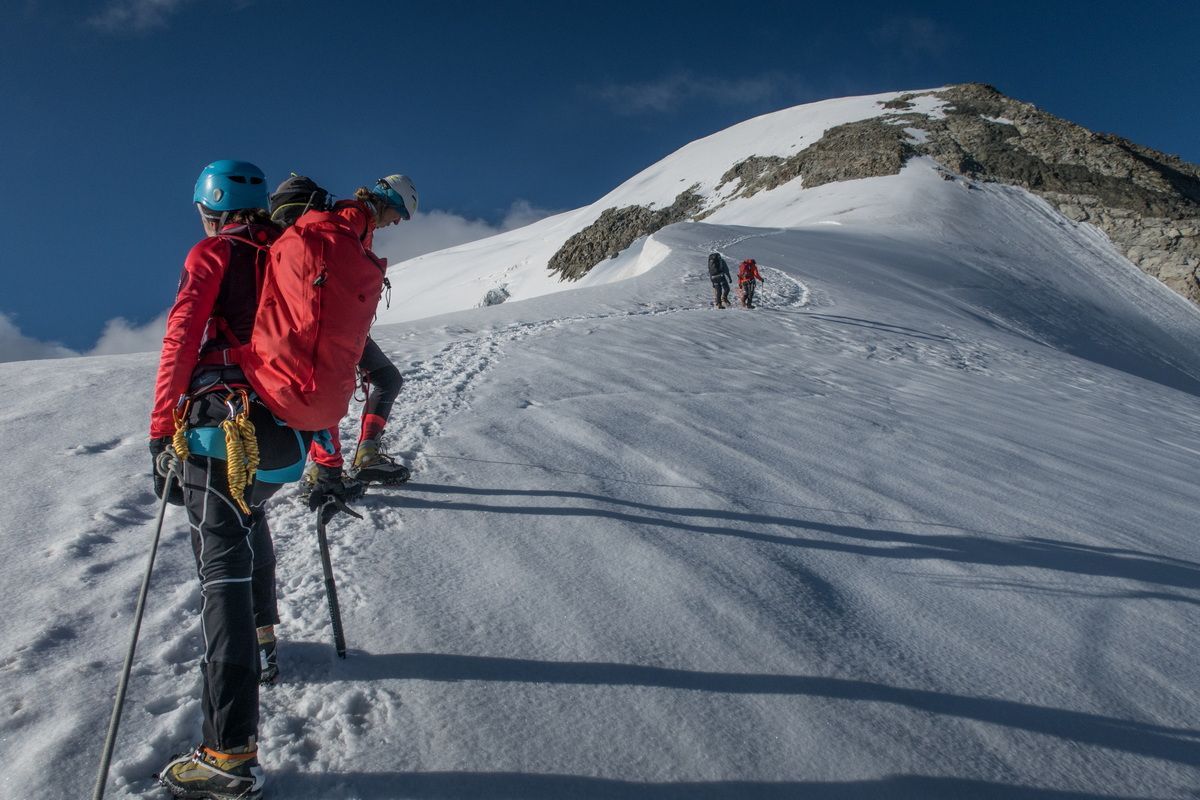Bergsteigen, Ostalpen, Diavolezza, Piz Palü, Hartmut Ulrich
