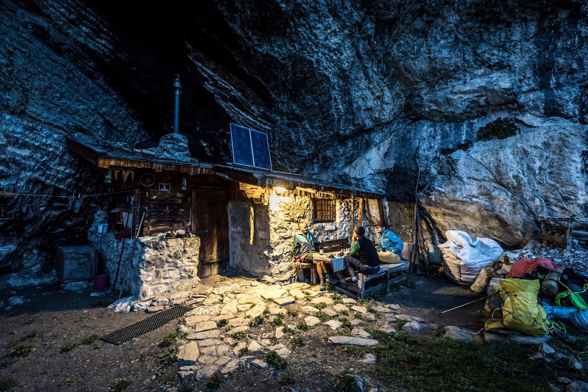 Schreck-Heel, Freispitze, Lechtaler Alpen, Alpinismus, Klettern, Freeclimbing, Schafgufel, Biwak
