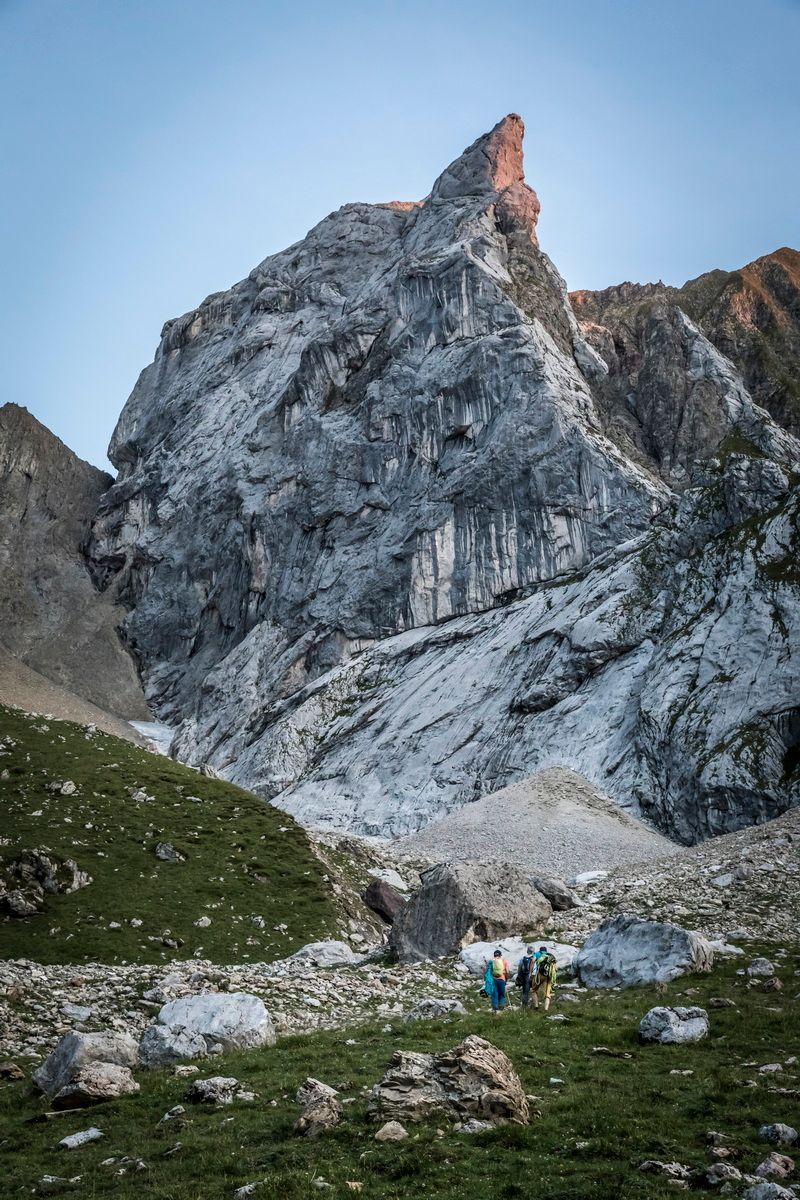 Schreck-Heel, Freispitze, Lechtaler Alpen, Alpinismus, Klettern, Freeclimbing, Südwand