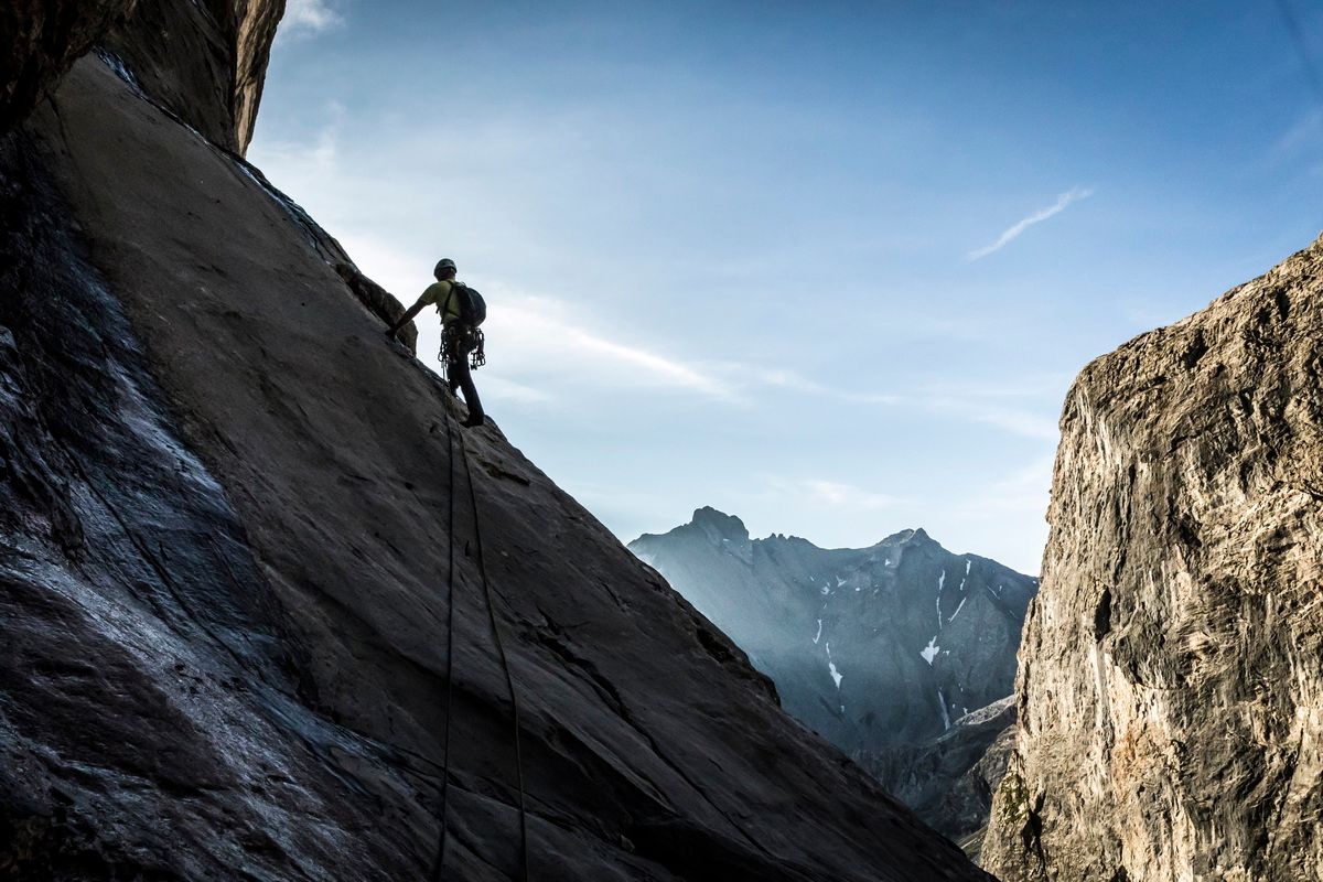 Schreck-Heel, Freispitze, Lechtaler Alpen, Alpinismus, Klettern, Freeclimbing