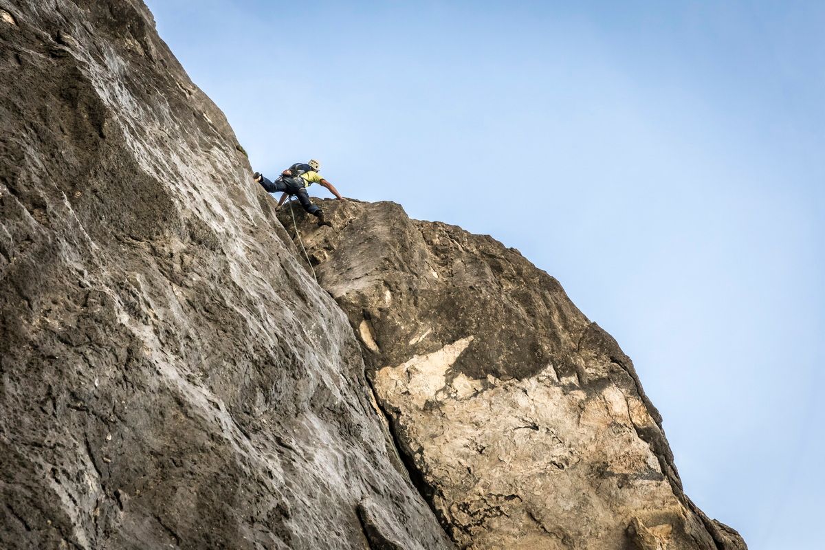 Schreck-Heel, Freispitze, Lechtaler Alpen, Alpinismus, Klettern, Freeclimbing