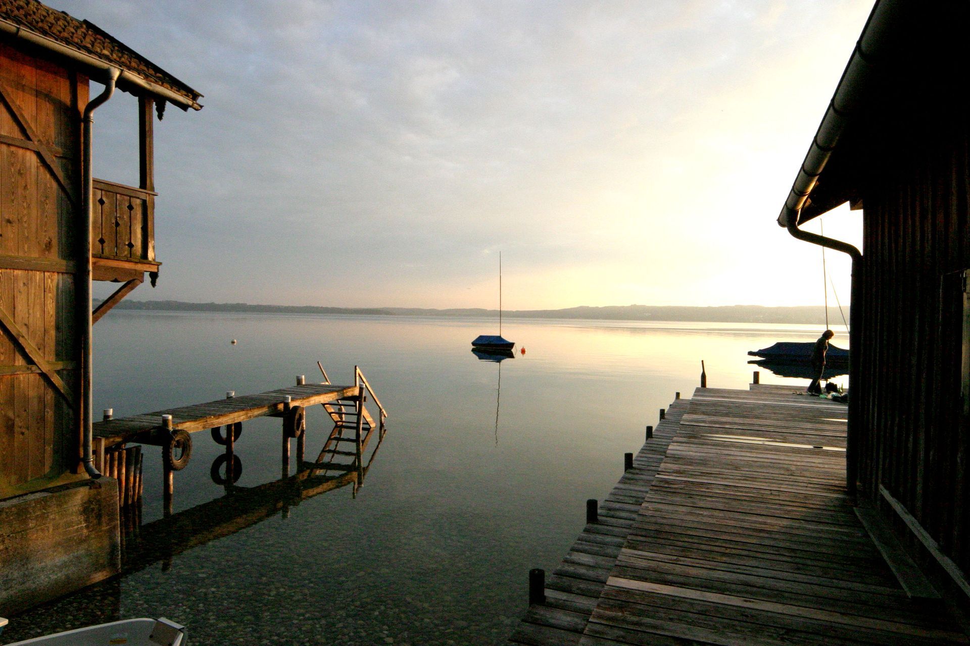 Starnberger See, Bootshaus, Ammerland