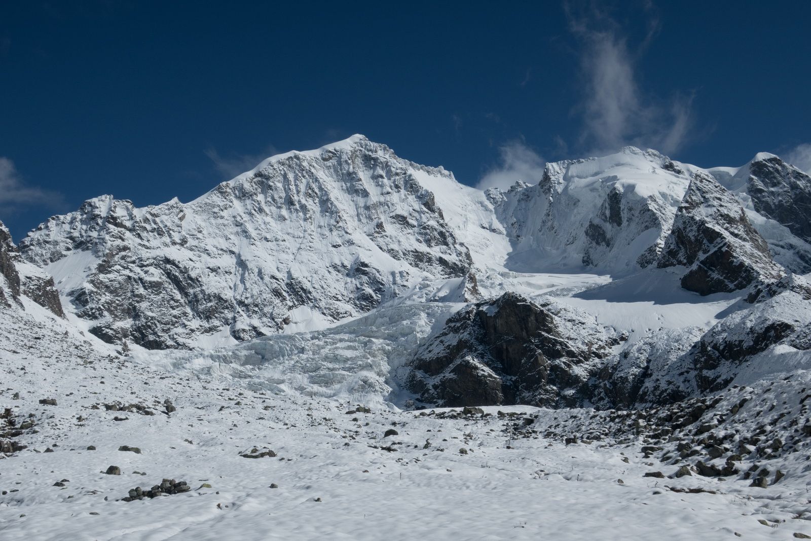 Bernina, Piz Bernina, Biancograt, Hochtour, Bergsteigen