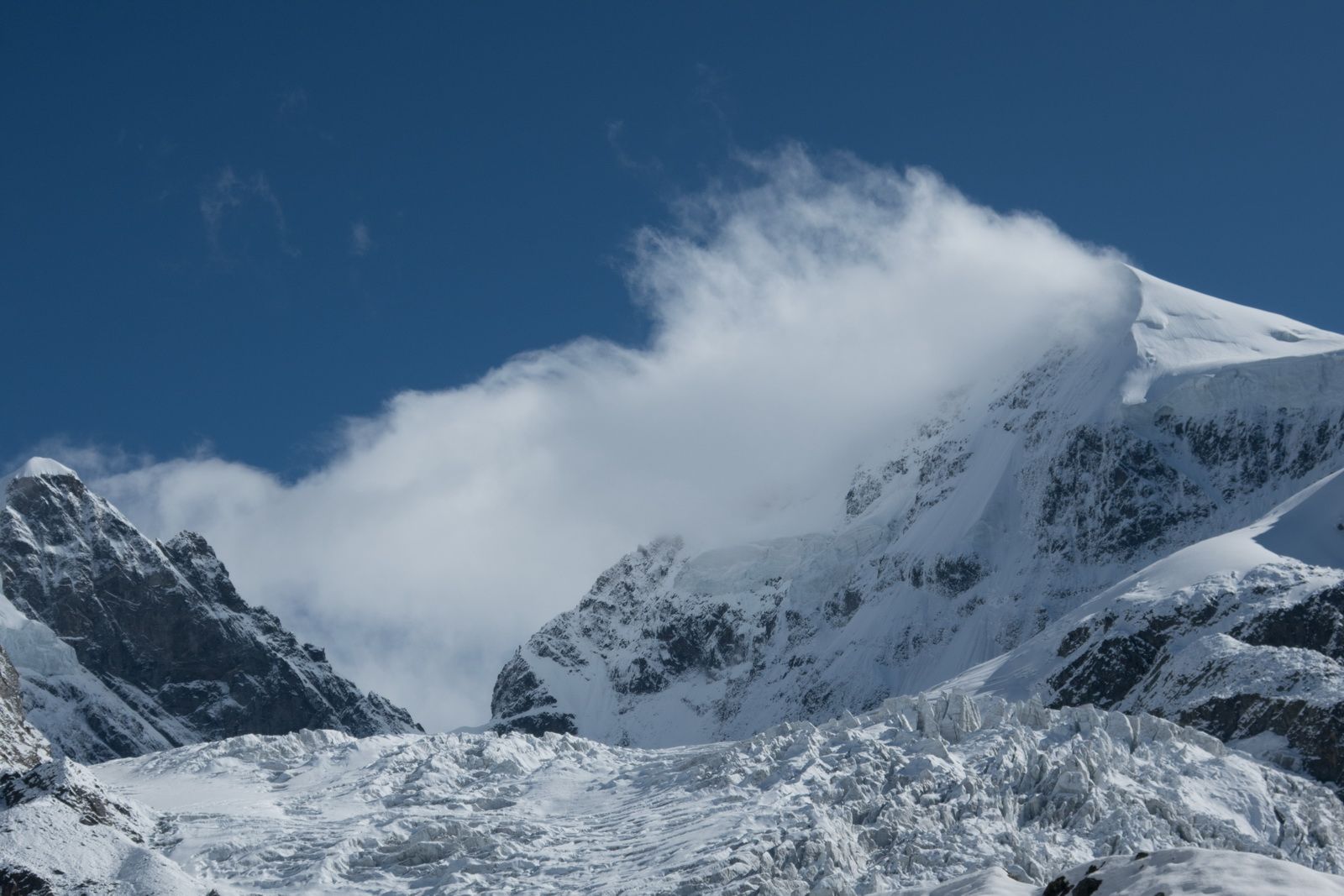 Bernina, Piz Bernina, Biancograt, Hochtour, Bergsteigen