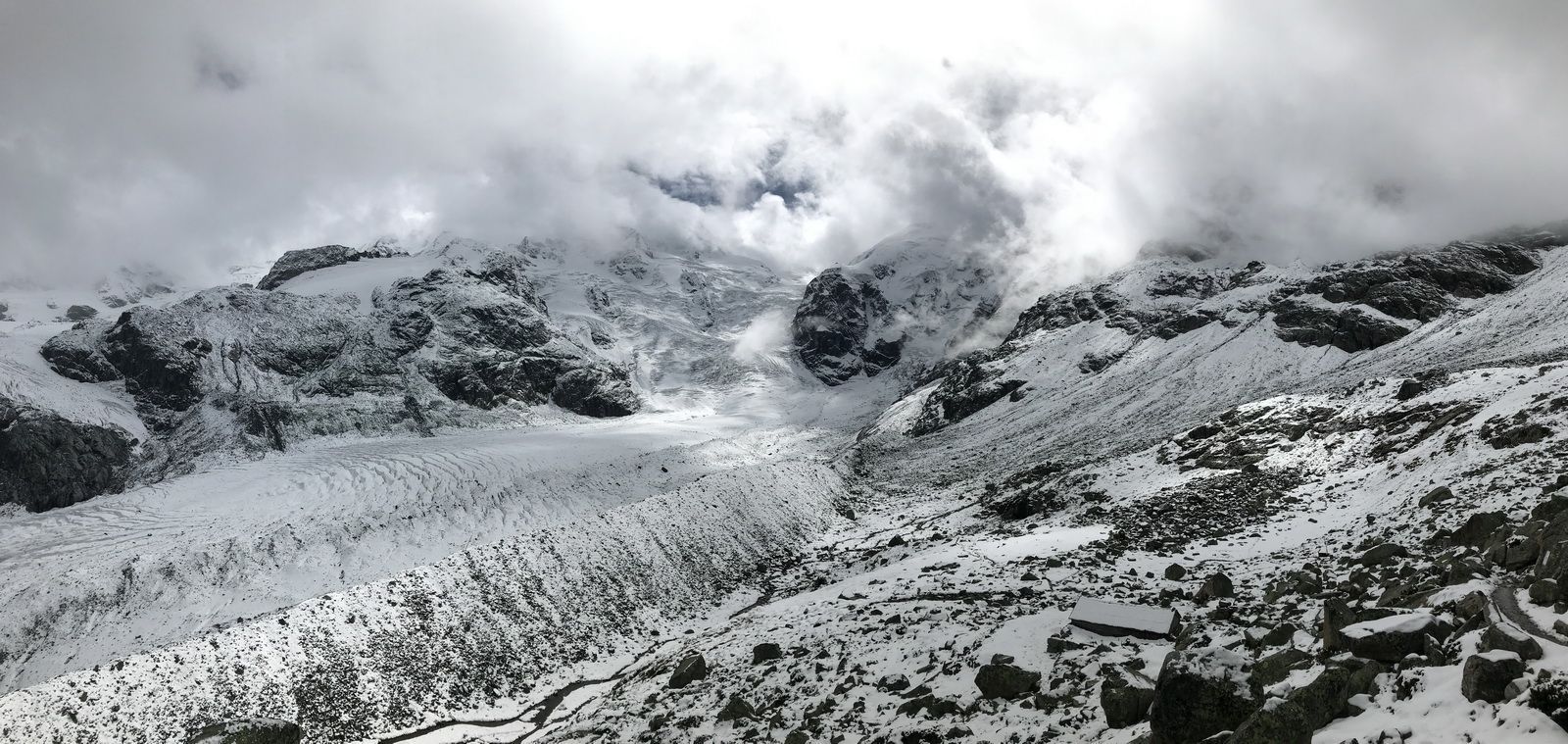 Bernina, Piz Bernina, Biancograt, Hochtour, Bergsteigen