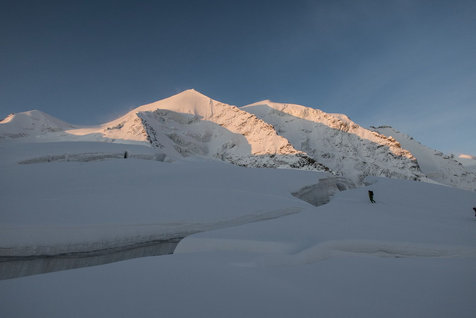 Bernina, Piz Palü, Gletscherspalte, Hochtour