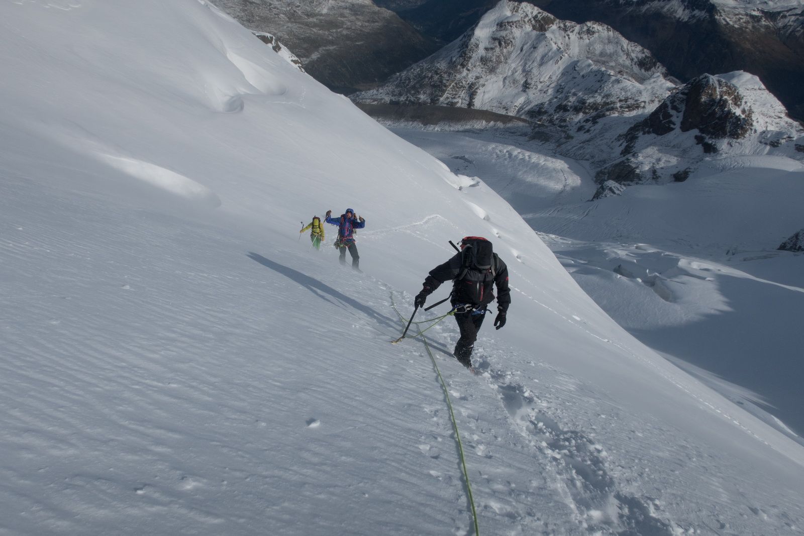 Bergsteigen, Ostalpen, Diavolezza, Piz Palü, Hartmut Ulrich