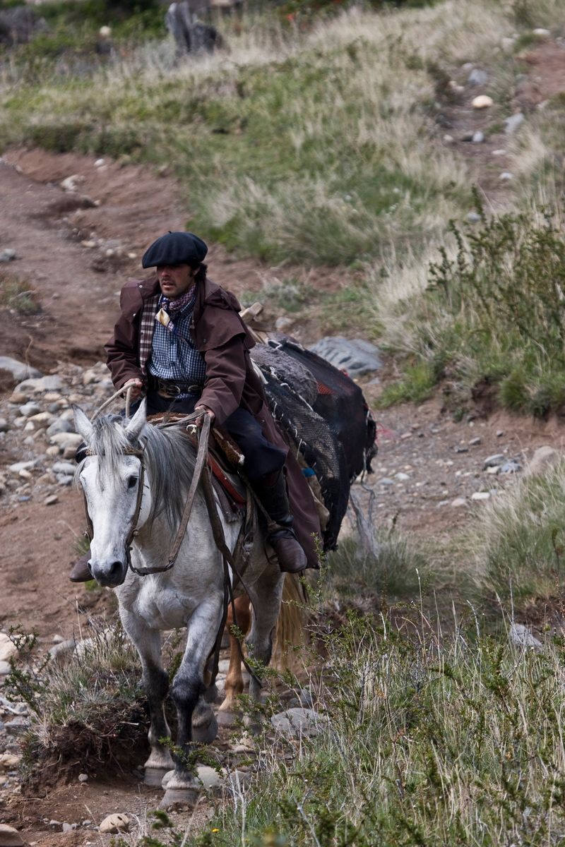 Südamerika, Argentinien, Patagonien, Trekking, Torres del Paine,  Gaucho, Hartmut Ulrich