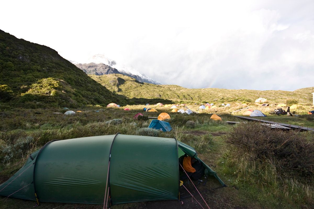 Südamerika, Argentinien, Patagonien, Trekking, Torres del Paine, Zelt, Hartmut Ulrich