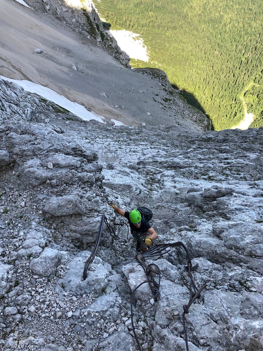Zugspitze, Klettern, Eisenzeit, Nordwand, Bergtour, Climbing