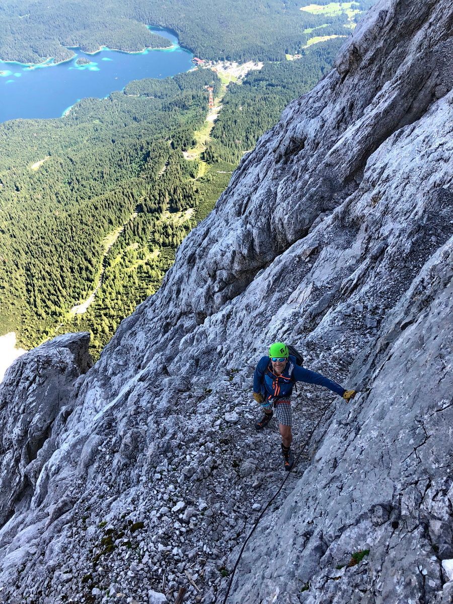 Zugspitze, Klettern, Eisenzeit, Nordwand, Bergtour, Climbing