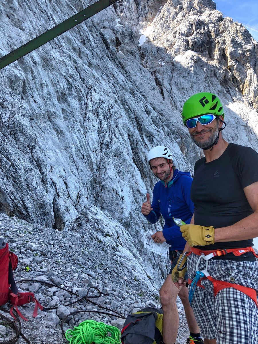 Zugspitze, Klettern, Eisenzeit, Nordwand, Bergtour, Climbing