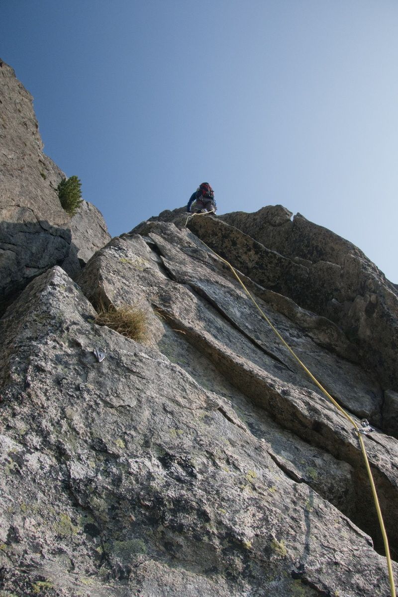 Sportklettern, Felsklettern, Bergell, Spazzacaldeira, Schweiz, La Fiamma, Hartmut Ulrich