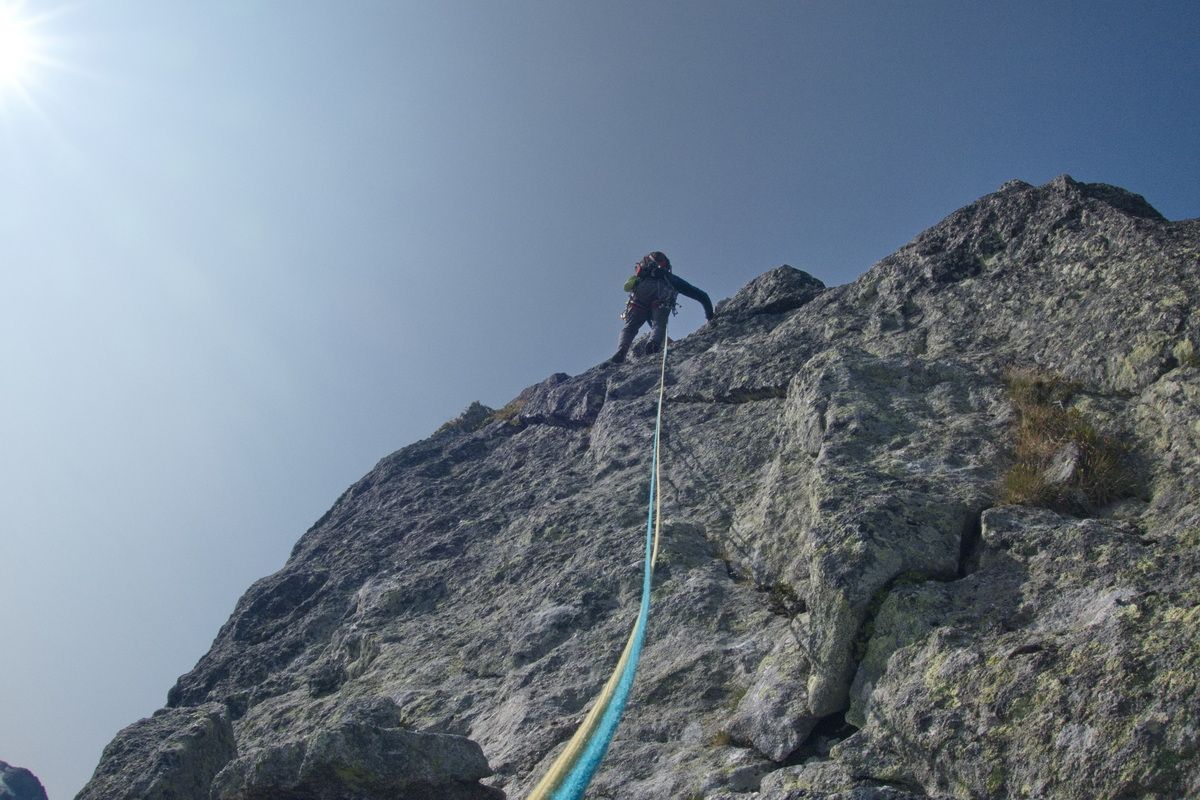 Spazzacaldeira, Albigna, La Fiamma, Bergell, Klettern, Climbing, Bergsteigen, Gaubünden, Felsnadel