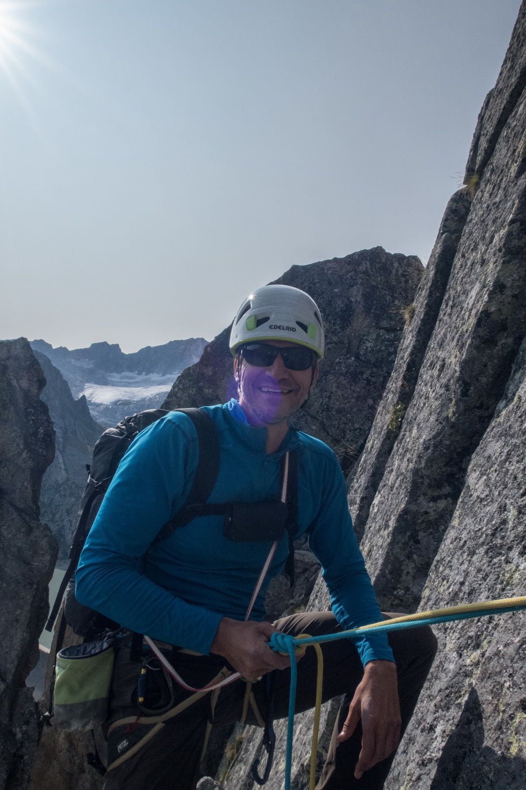 Spazzacaldeira, Albigna, La Fiamma, Bergell, Klettern, Climbing, Bergsteigen, Gaubünden, Felsnadel